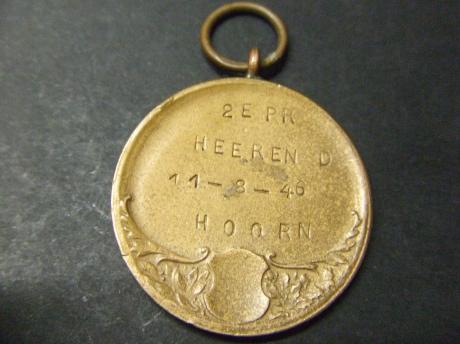 Kogelstoten  2e prijs heren 1946 Hoorn (2)